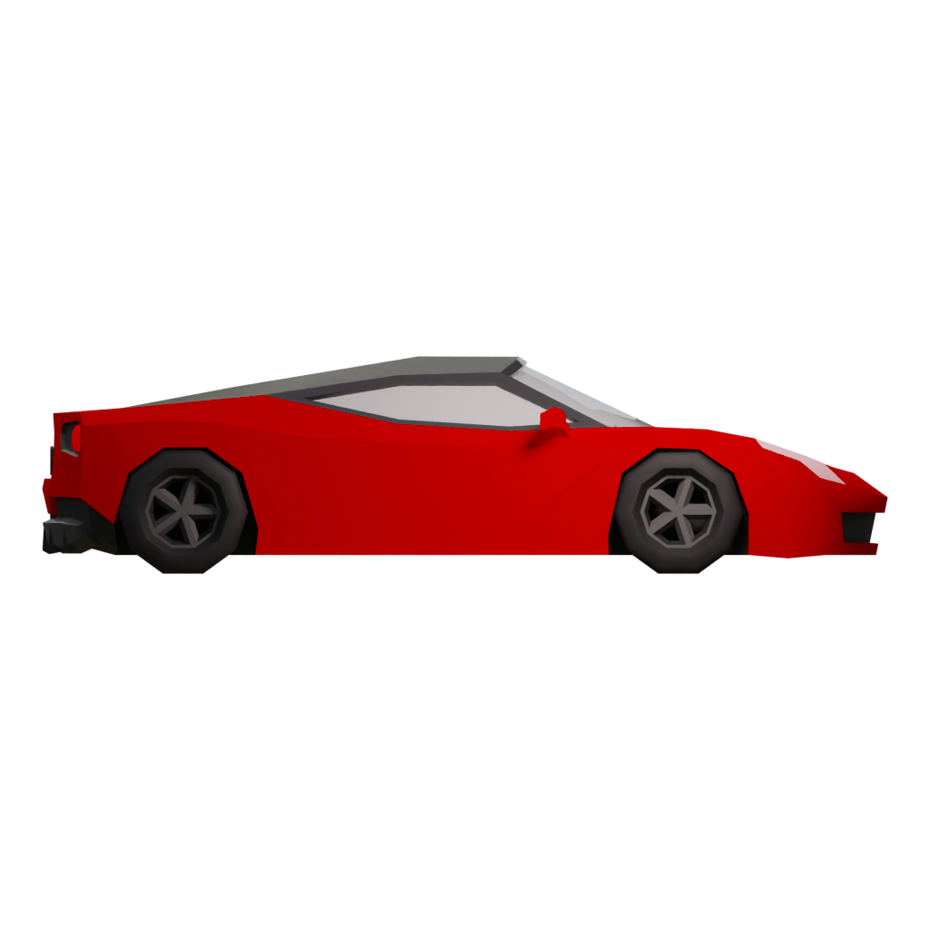 Right view of the Lamborghini Aventador 3D Car Model 3D model