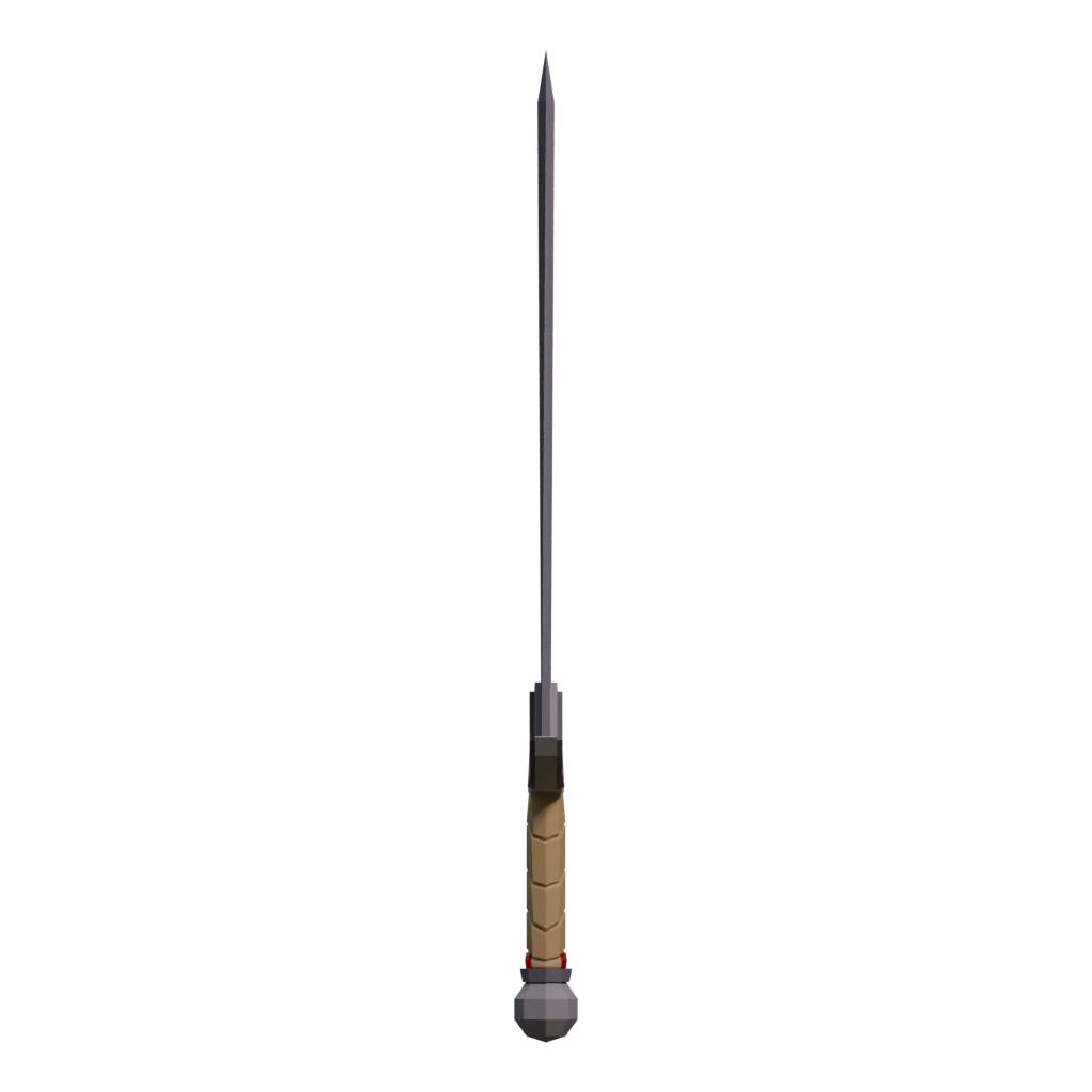 Left view of the Sword 3D model