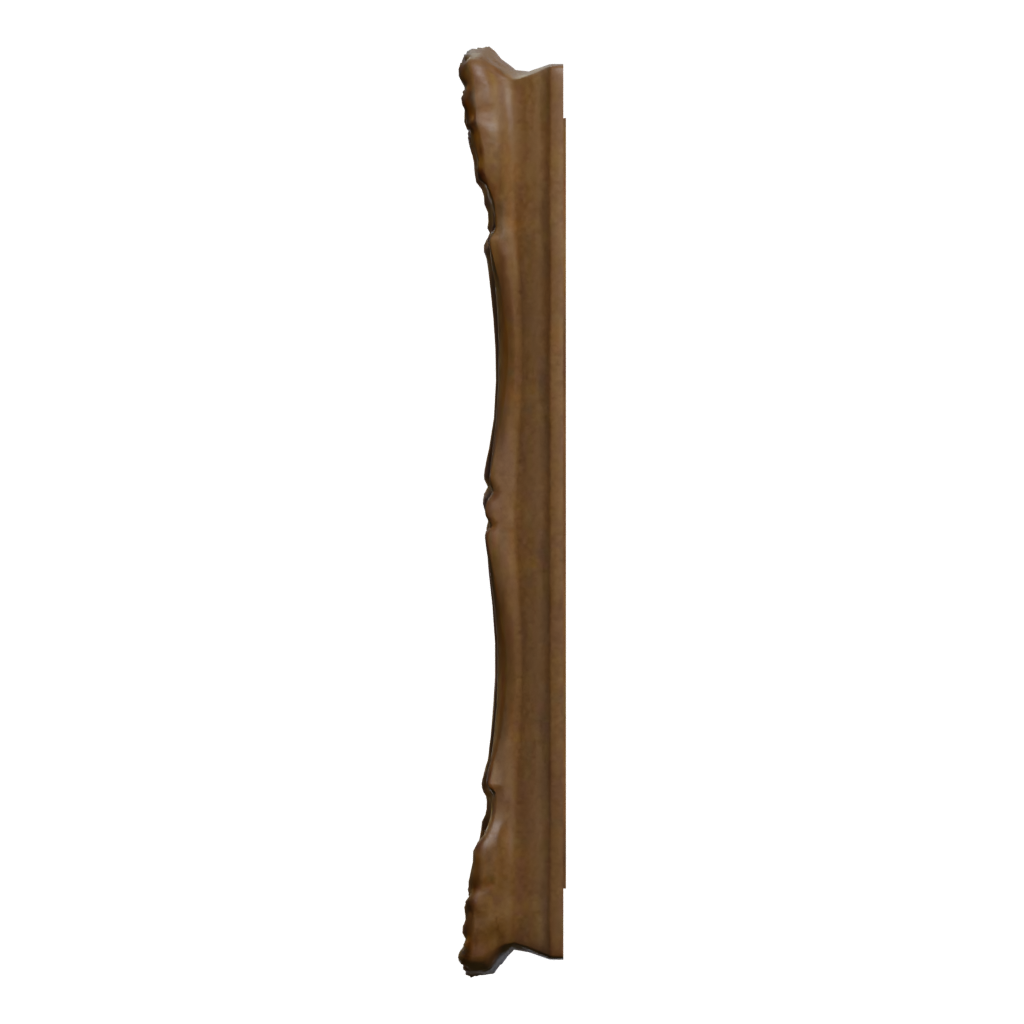 Left view of the Fancy Picture Frame 3D model