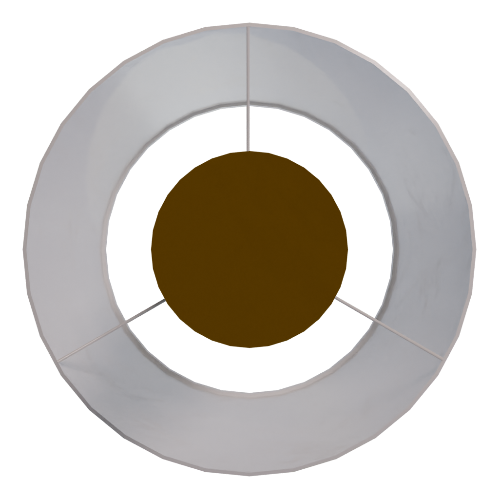 Bottom view of the Table Lamp 3D model