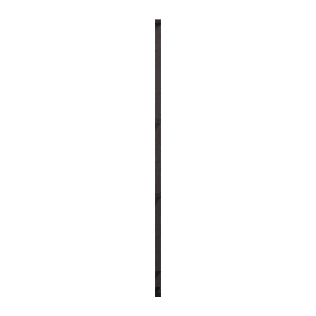 Left view of the Street Fence 3D model