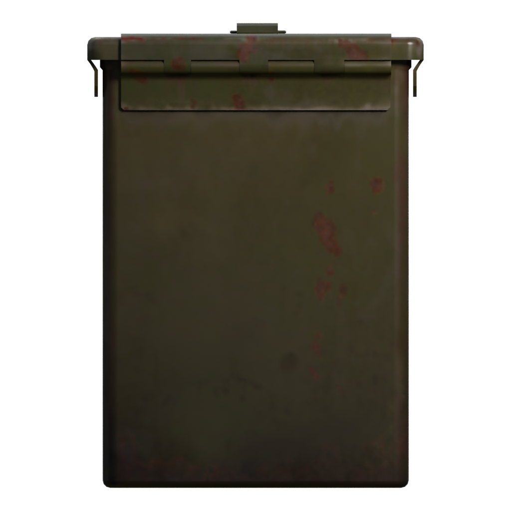 Right view of the Ammo Box 3D model