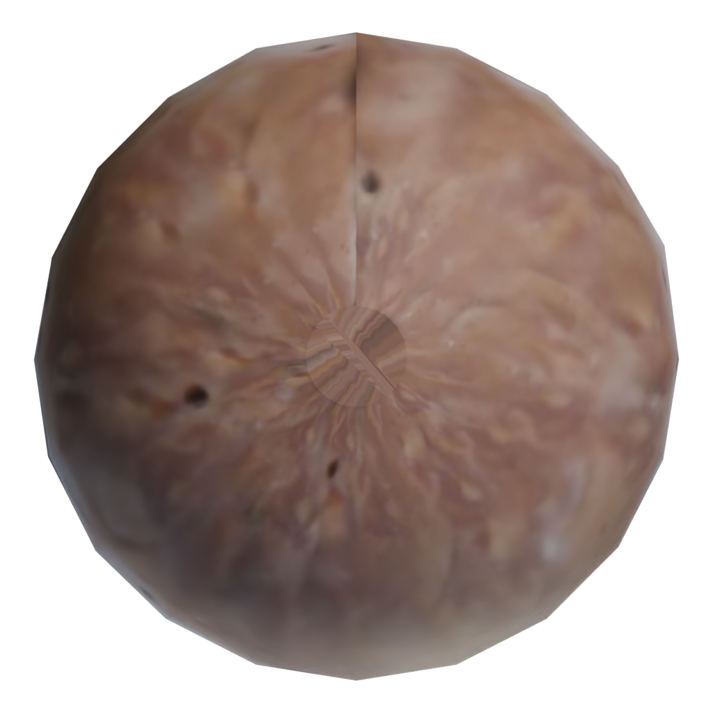 Top view of the Mushroom 00017 3D model