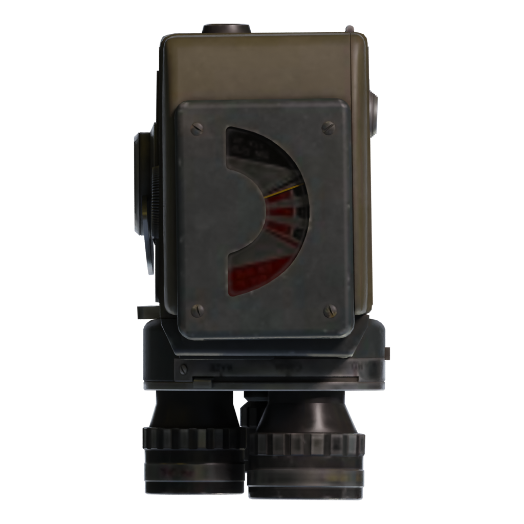 Top view of the Vintage Video Camera 3D model