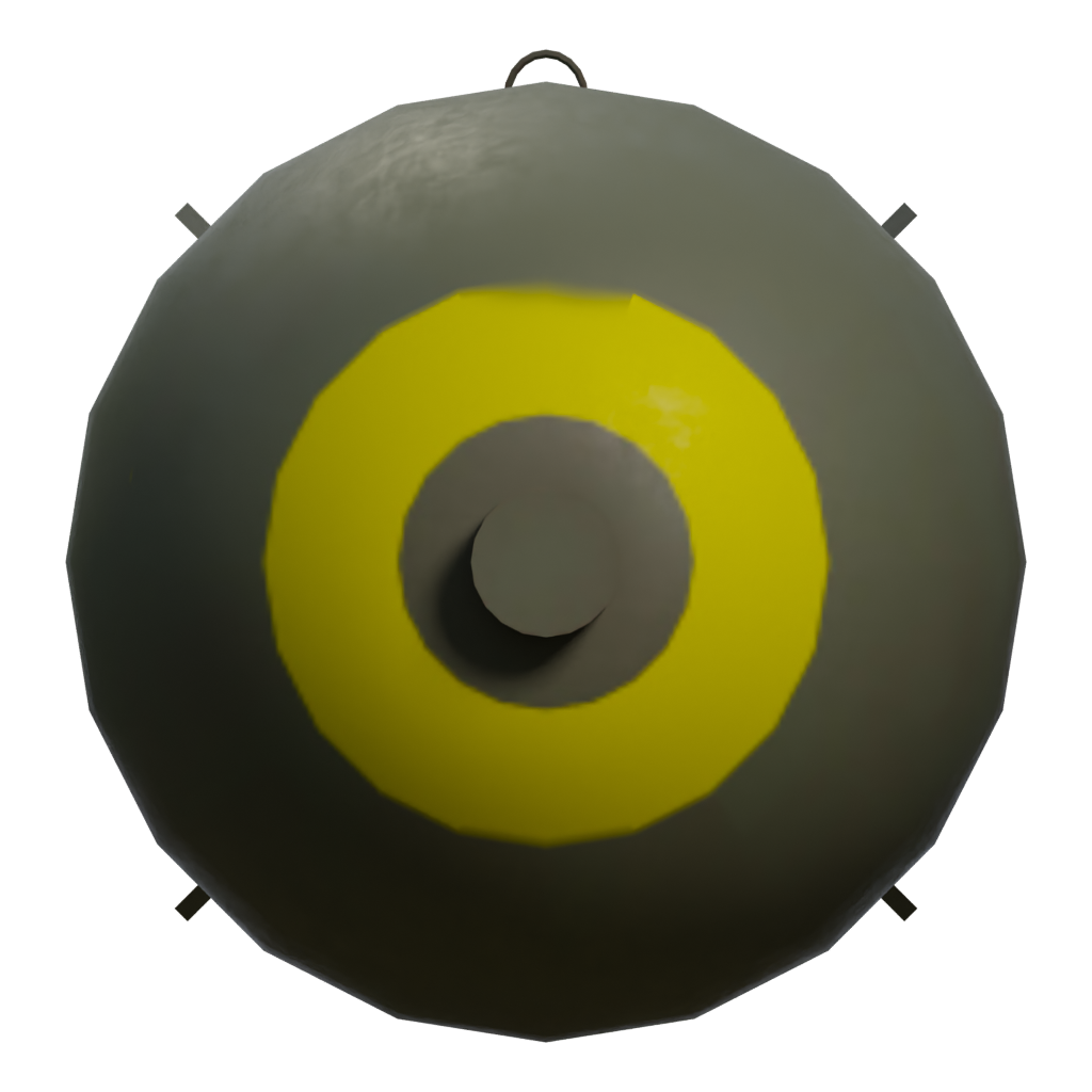Left view of the Nukerocket 3D model