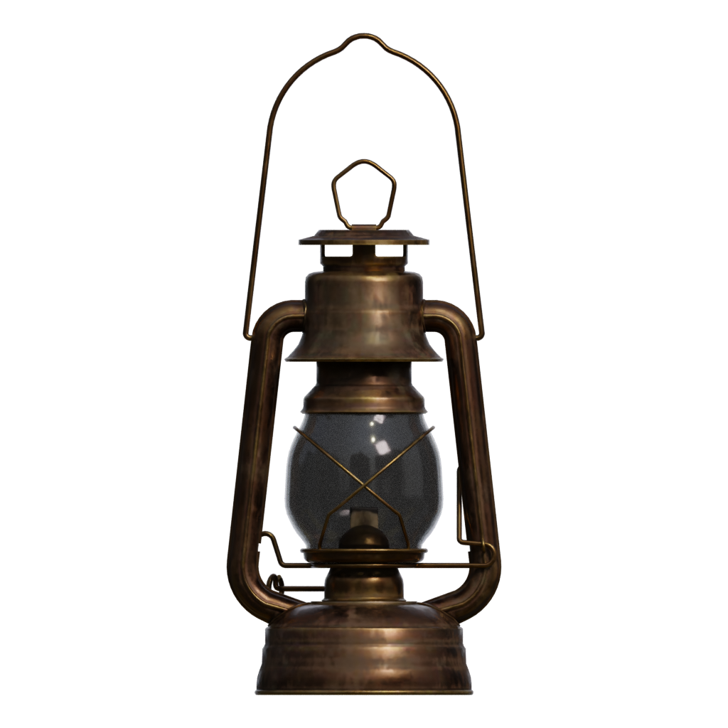 Back view of the Lantern 3D model