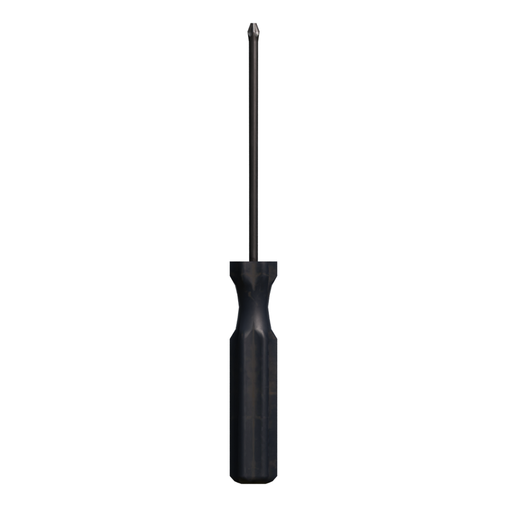 Back view of the Turn Screw 3D model