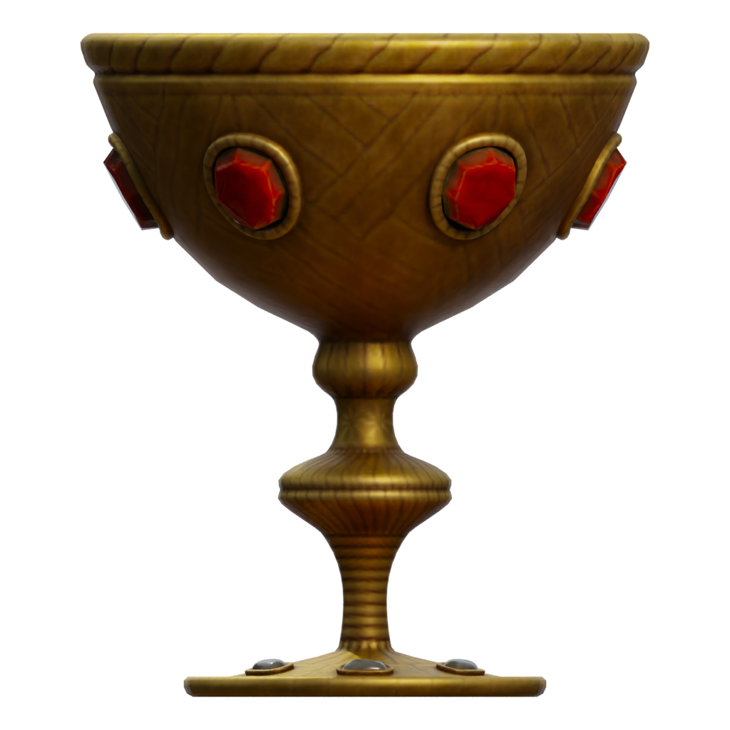 Right view of the Kings Cup 3D model