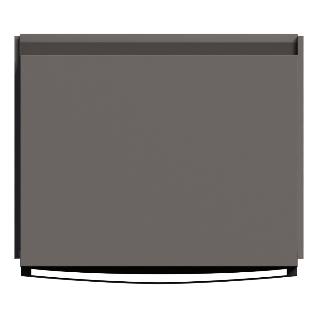 Back view of the Cooktop 05 3D model