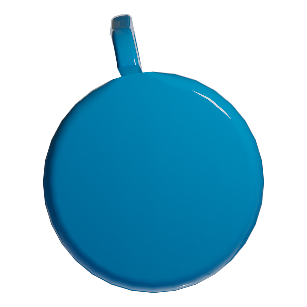 Bottom view of the Middle Poly Mug 3D model