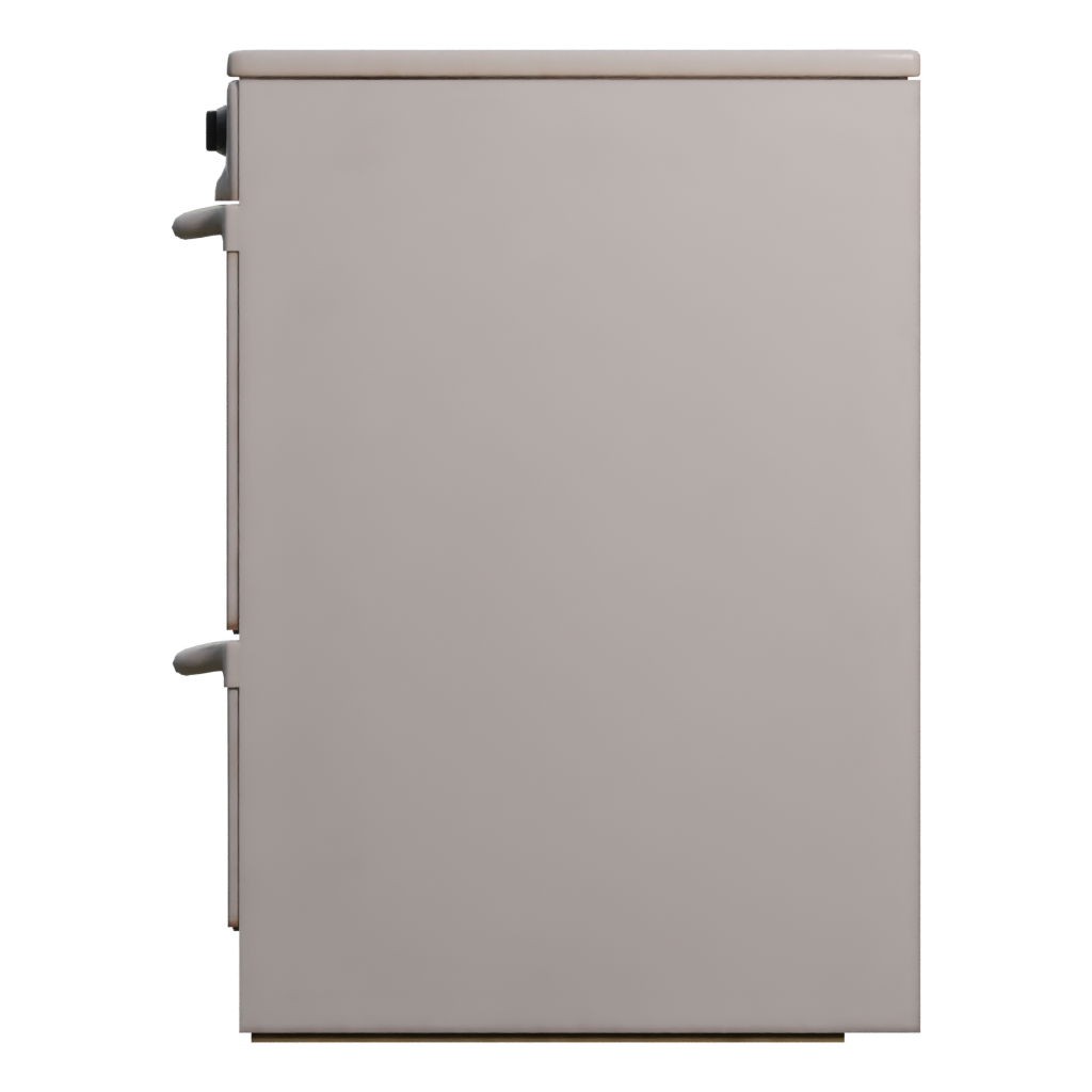 Left view of the Electric Stove 3D model