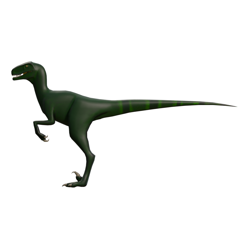 Left view of the Reptile 3D model