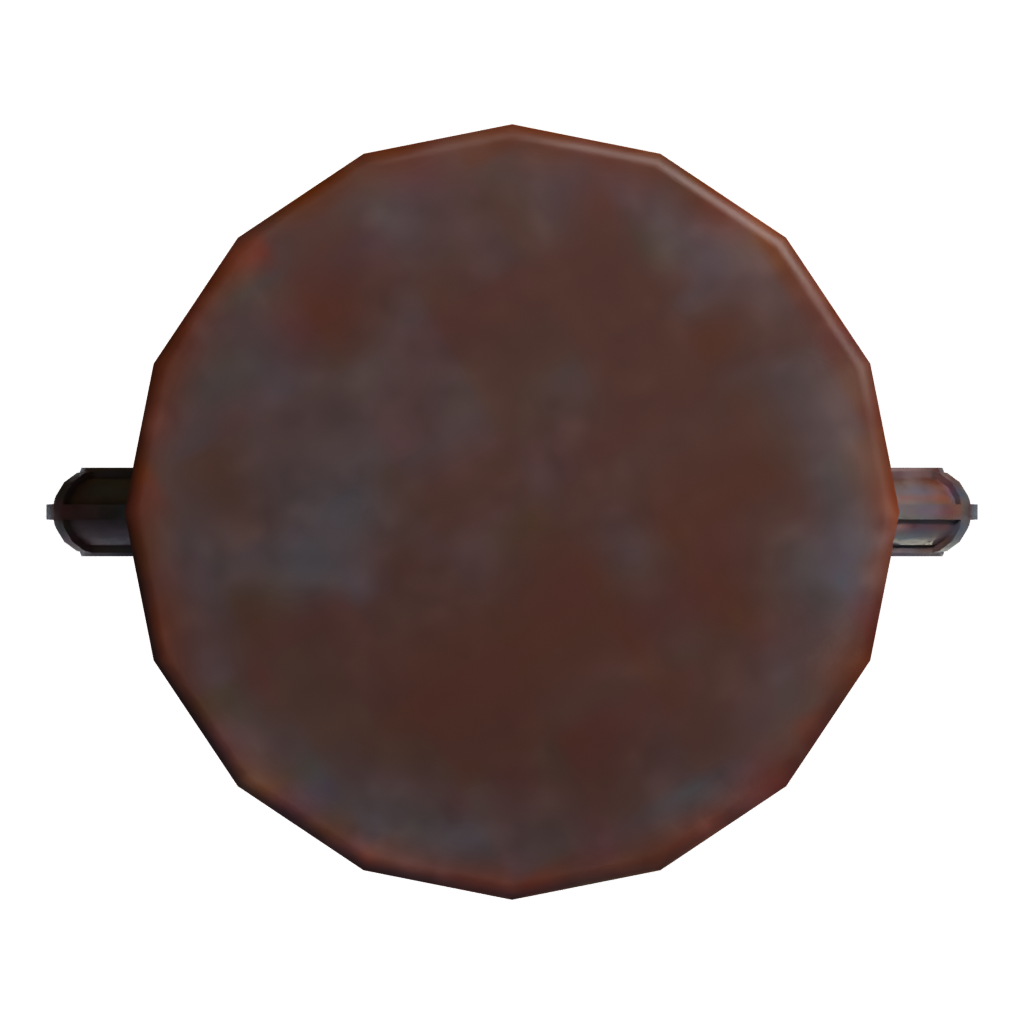 Bottom view of the Lantern 3D model