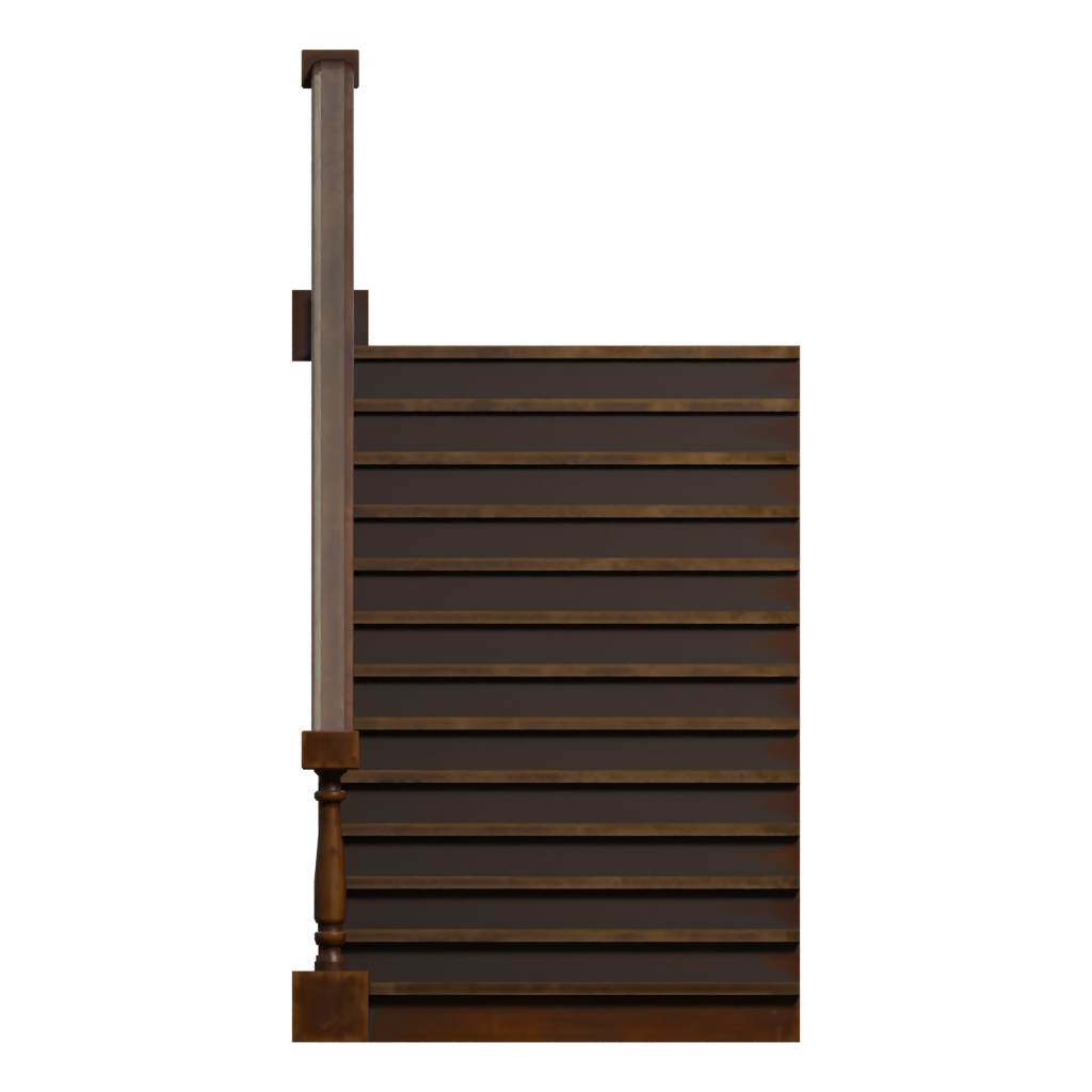 Right view of the Stairs 3D model