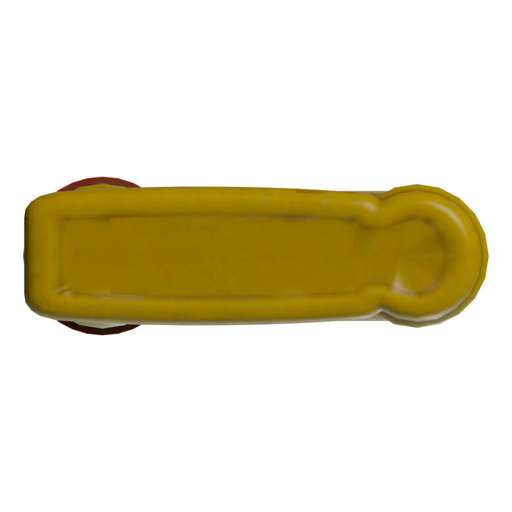 Bottom view of the Drain Cleaner 3D model