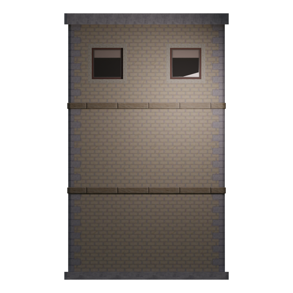 Right view of the White Building 3D model