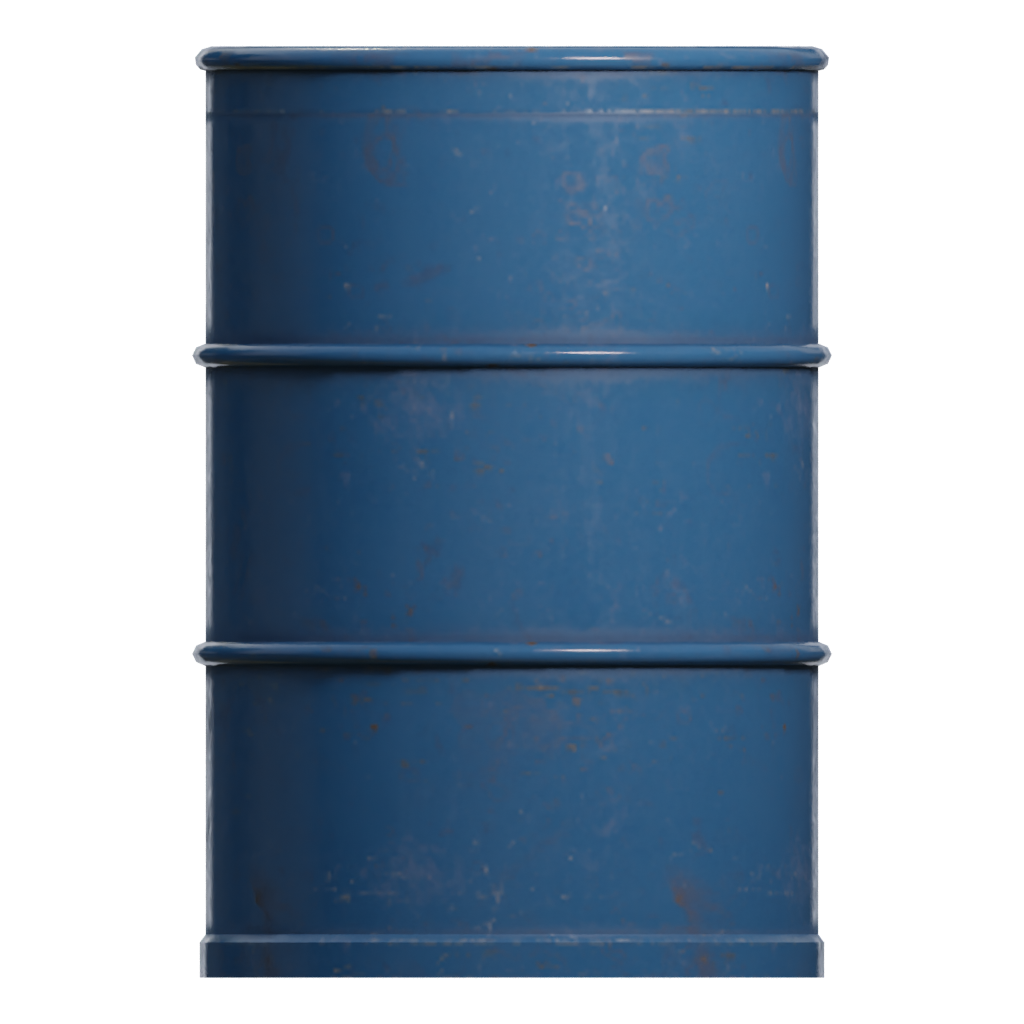 Right view of the Barrel 3D model