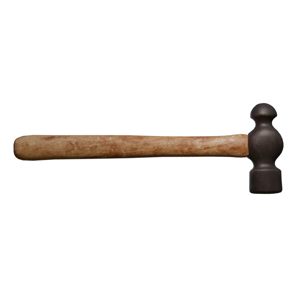 Back view of the Hammer 3D model