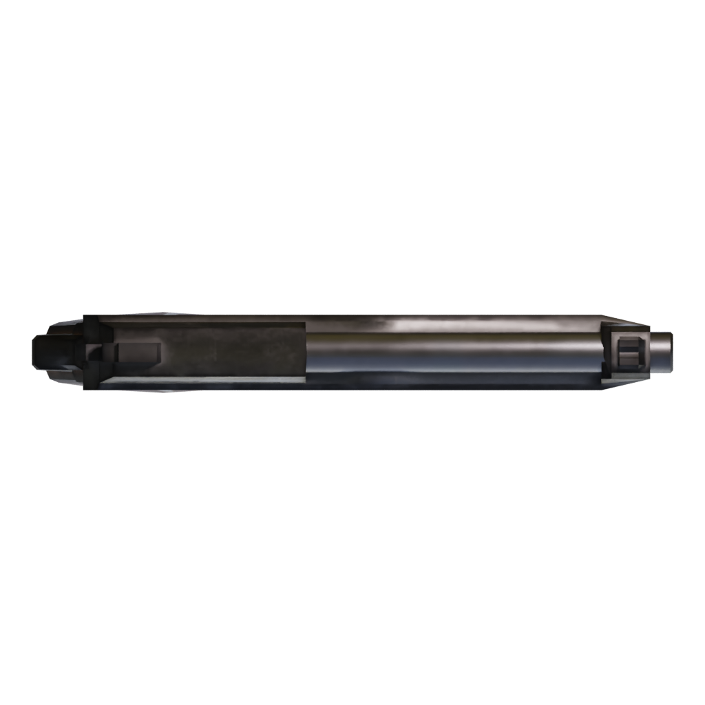 Top view of the Bereta 3D model