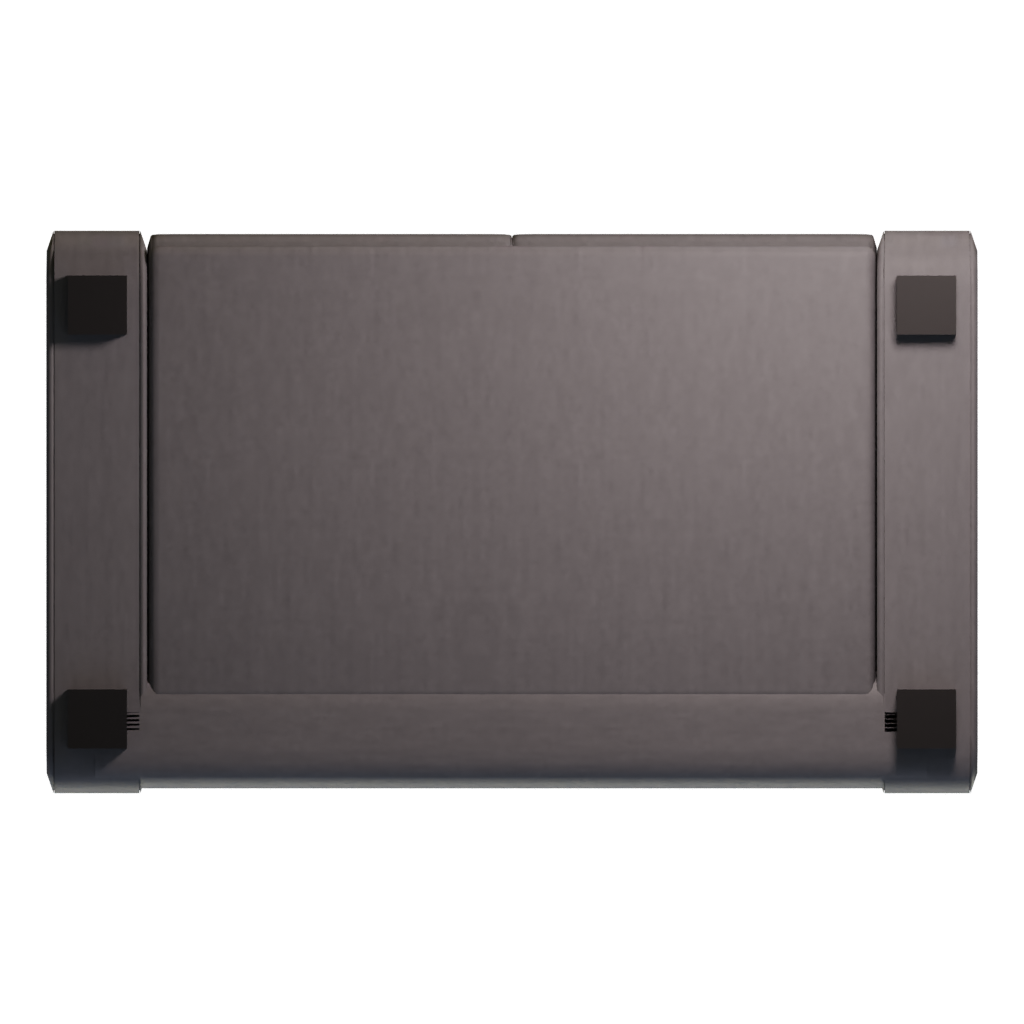 Bottom view of the Bevel Two Seater Sofa 3D model