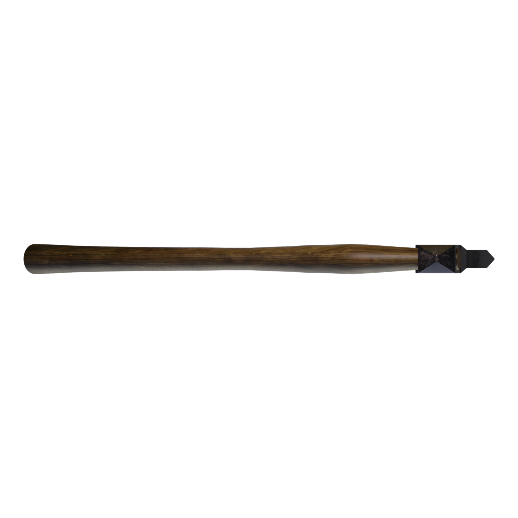 Top view of the Maoldaxe 3D model