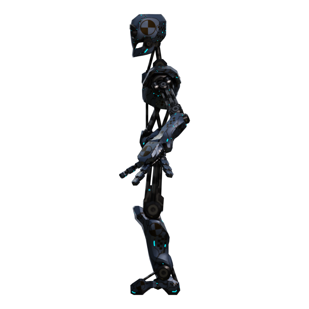 Left view of the Androide 3D model