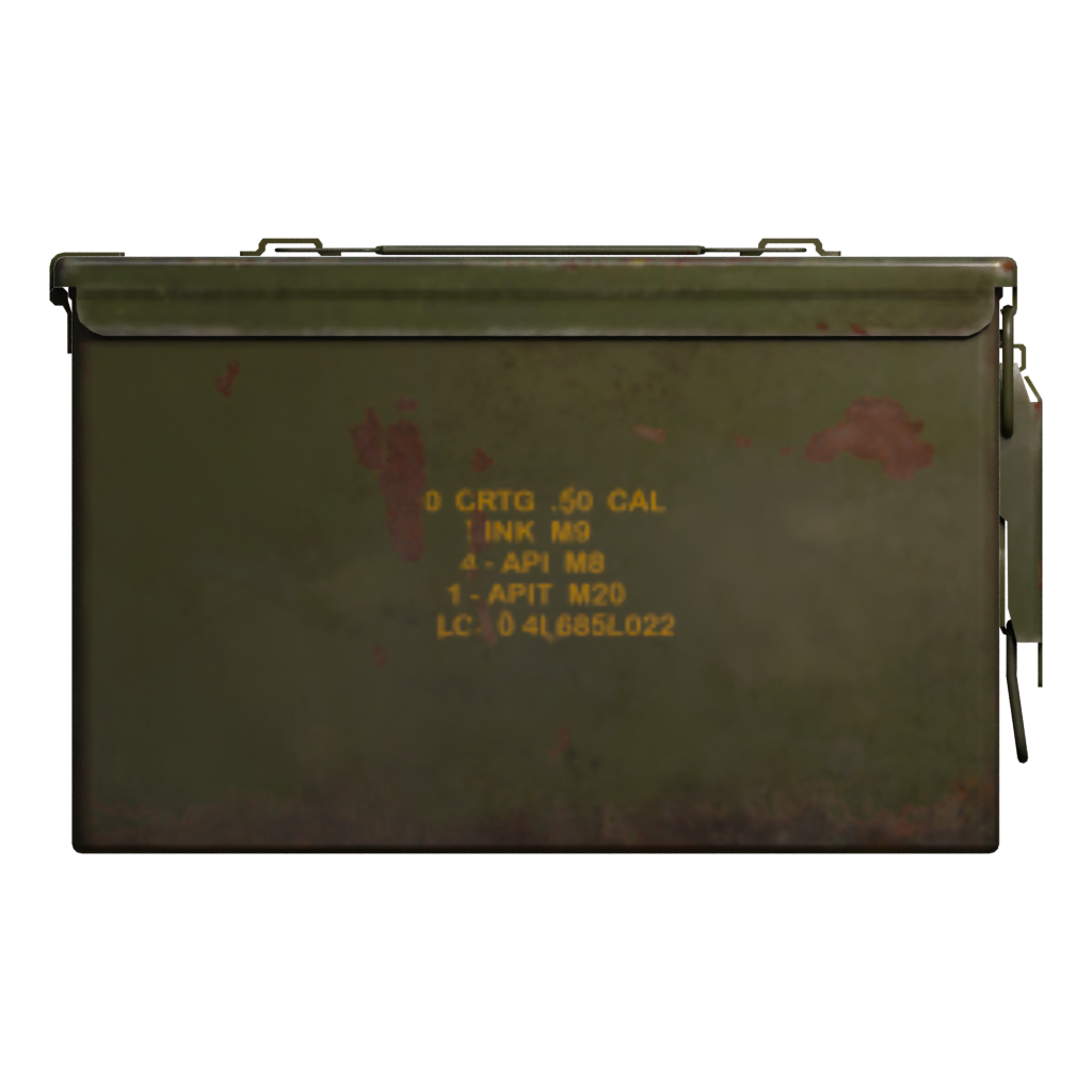 Front view of the Ammo Box 3D model