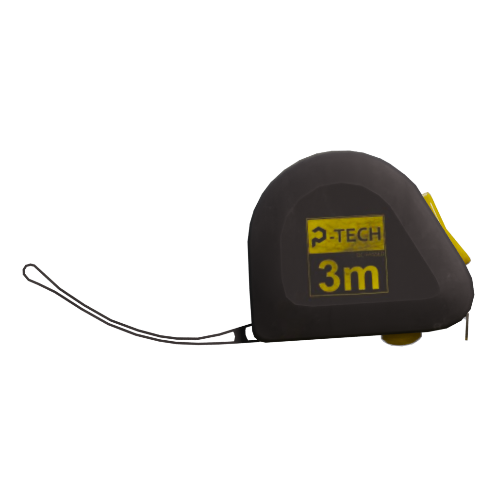 Right view of the Measuring Tape 3D model