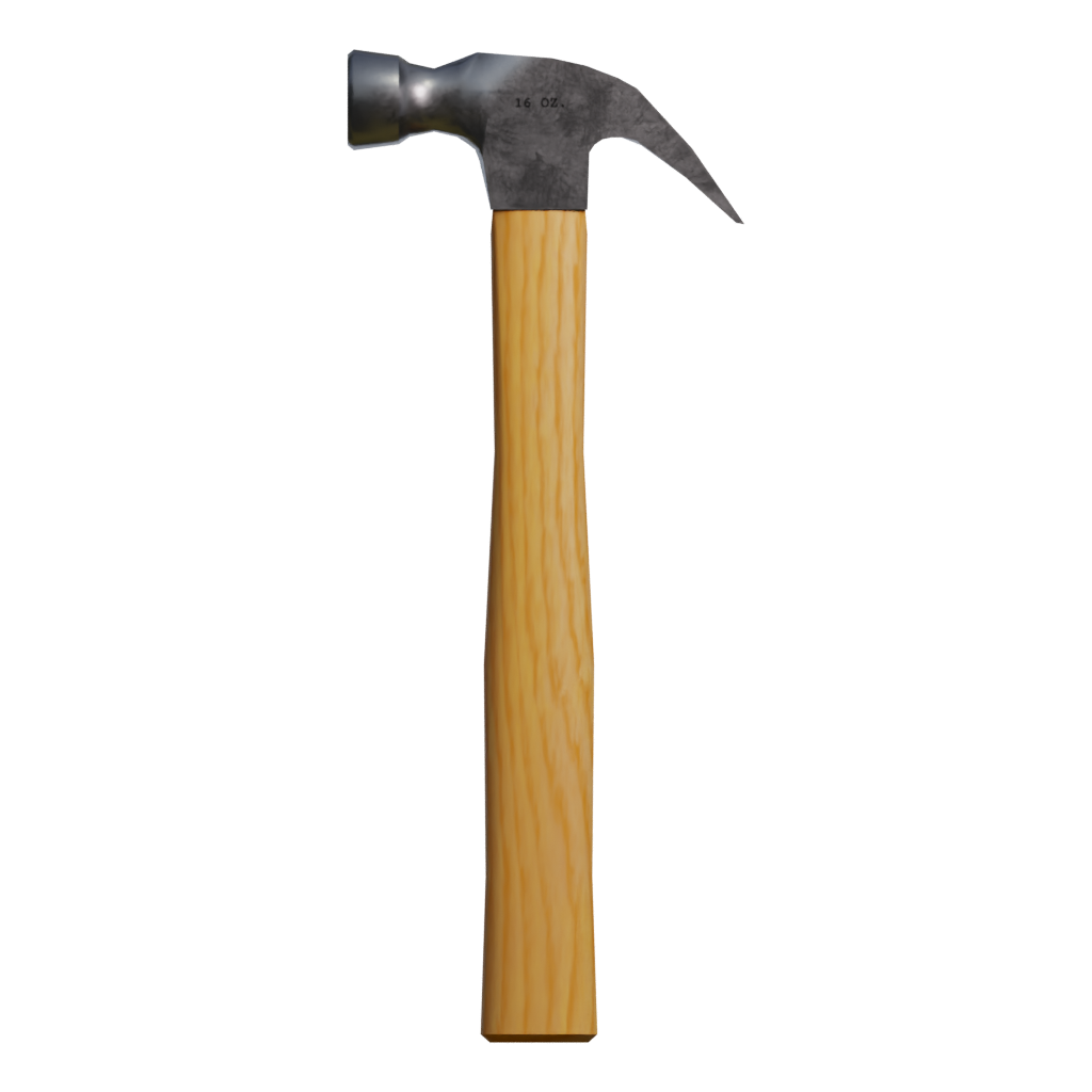 Back view of the Hammer 3D model