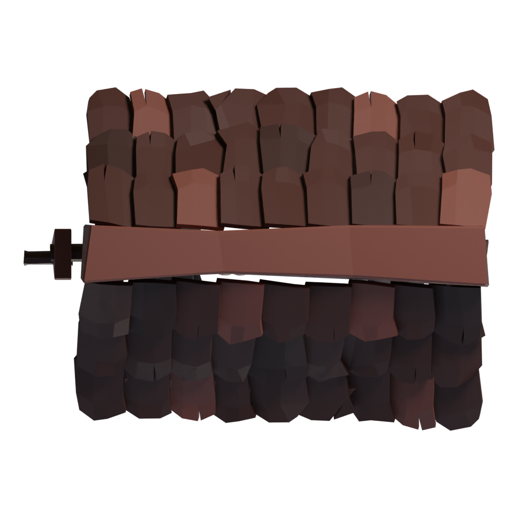 Top view of the Toon Type Well 3D model