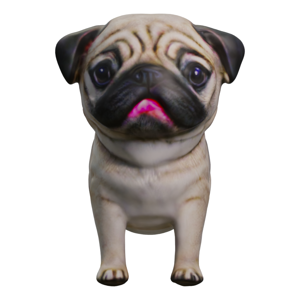 Left view of the Mopspen 3D model