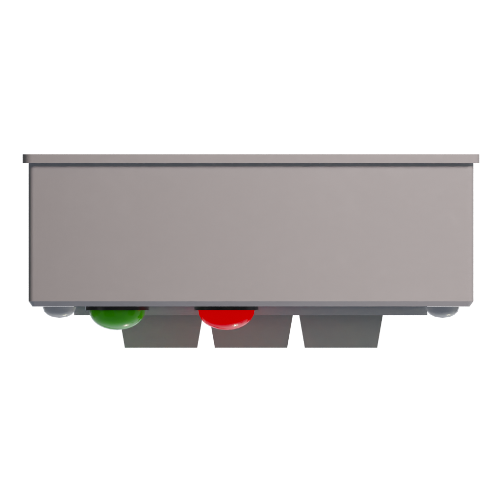 Top view of the Keypad Door Lock 3D model