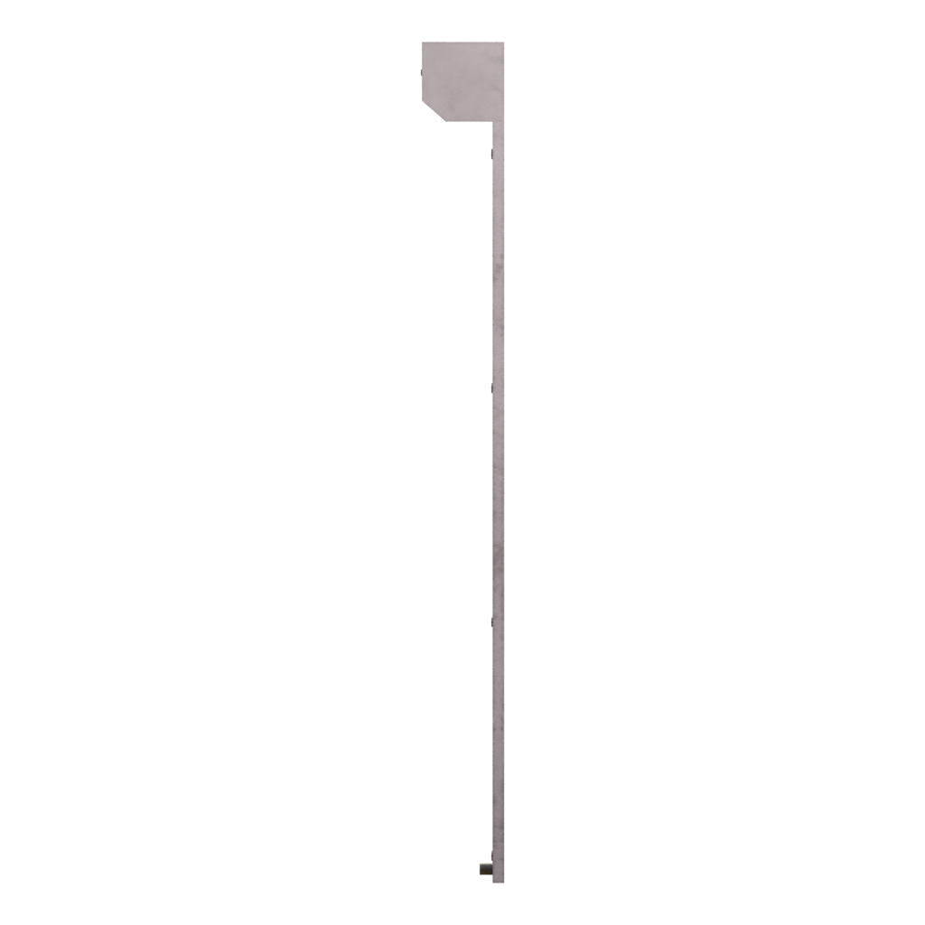 Left view of the Rollershutter Window 3D model