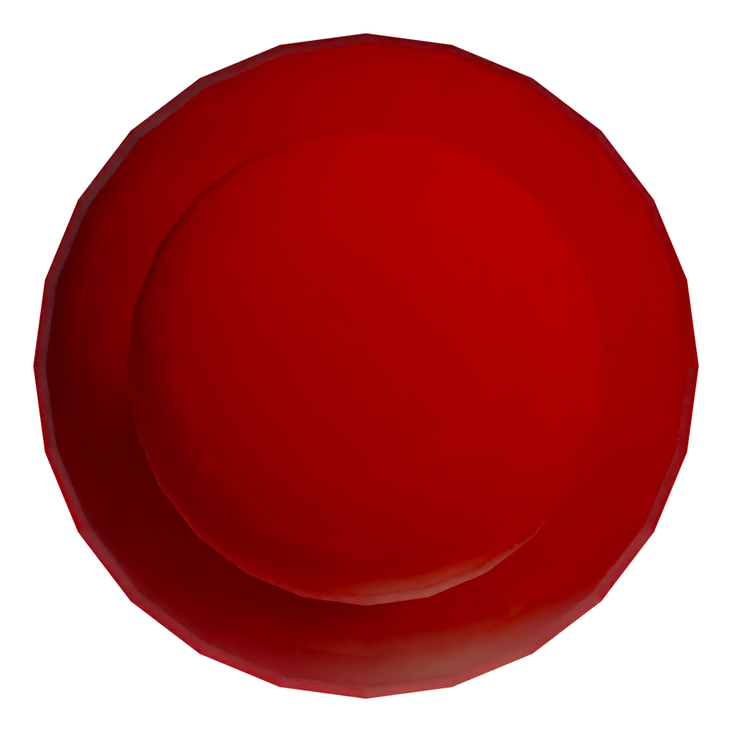 Top view of the Pin 3D model