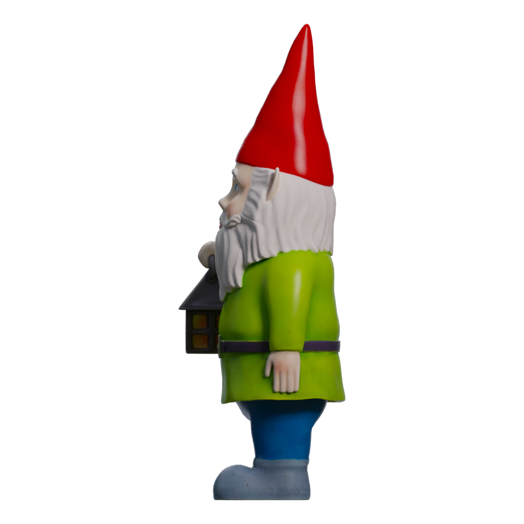Left view of the Garden Gnome 3D model