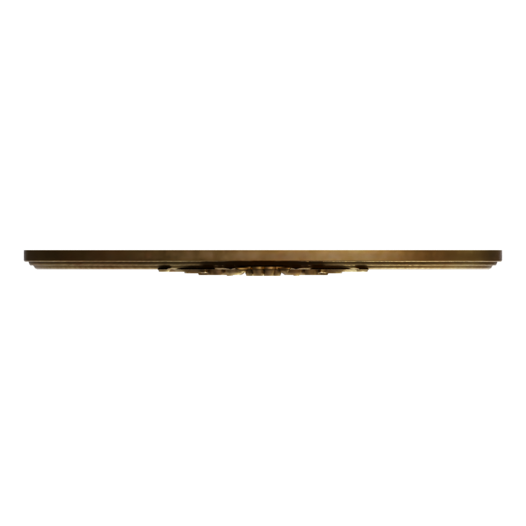 Top view of the Ornate Mirror 3D model