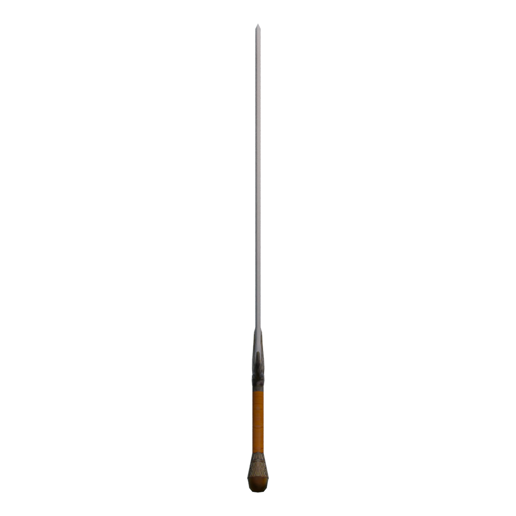 Left view of the Baphomet Sword 3D model