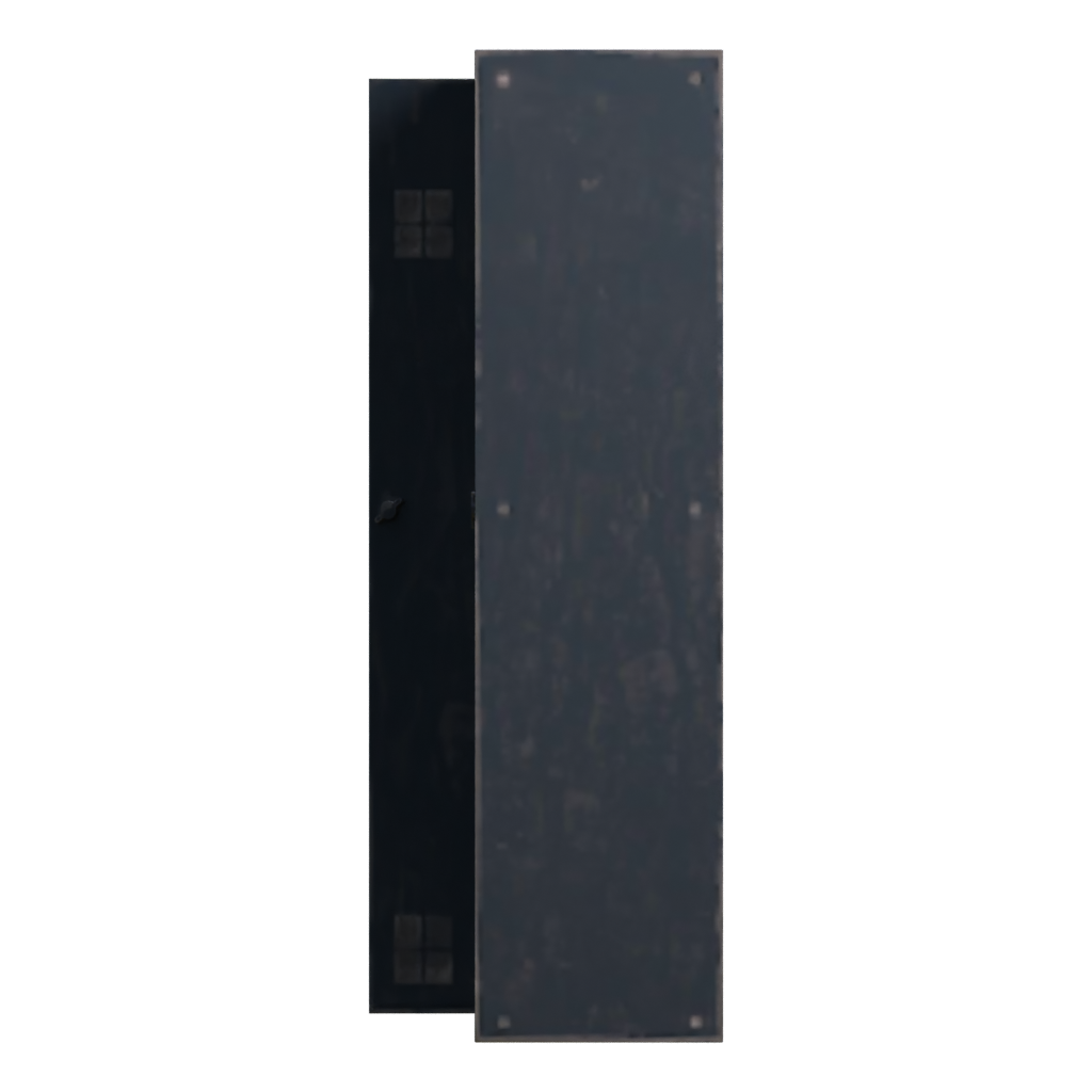 Left view of the Locker 3D model