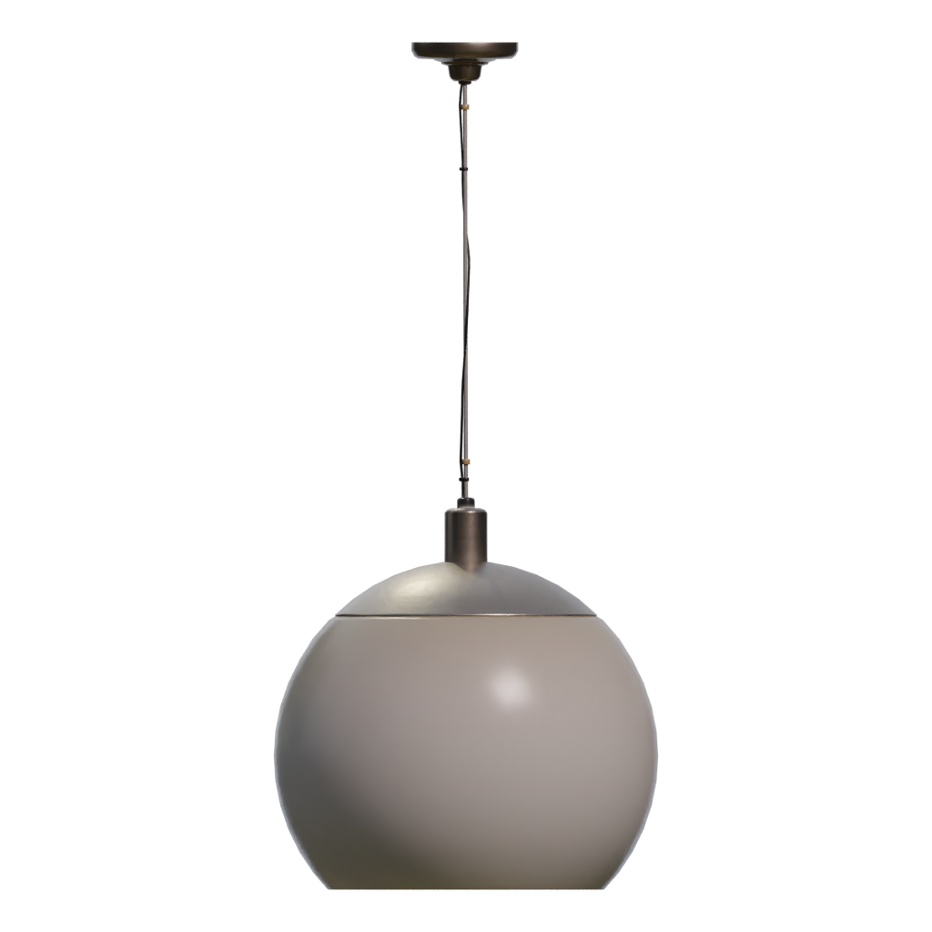 Right view of the Modern Ceiling Lamp 3D model