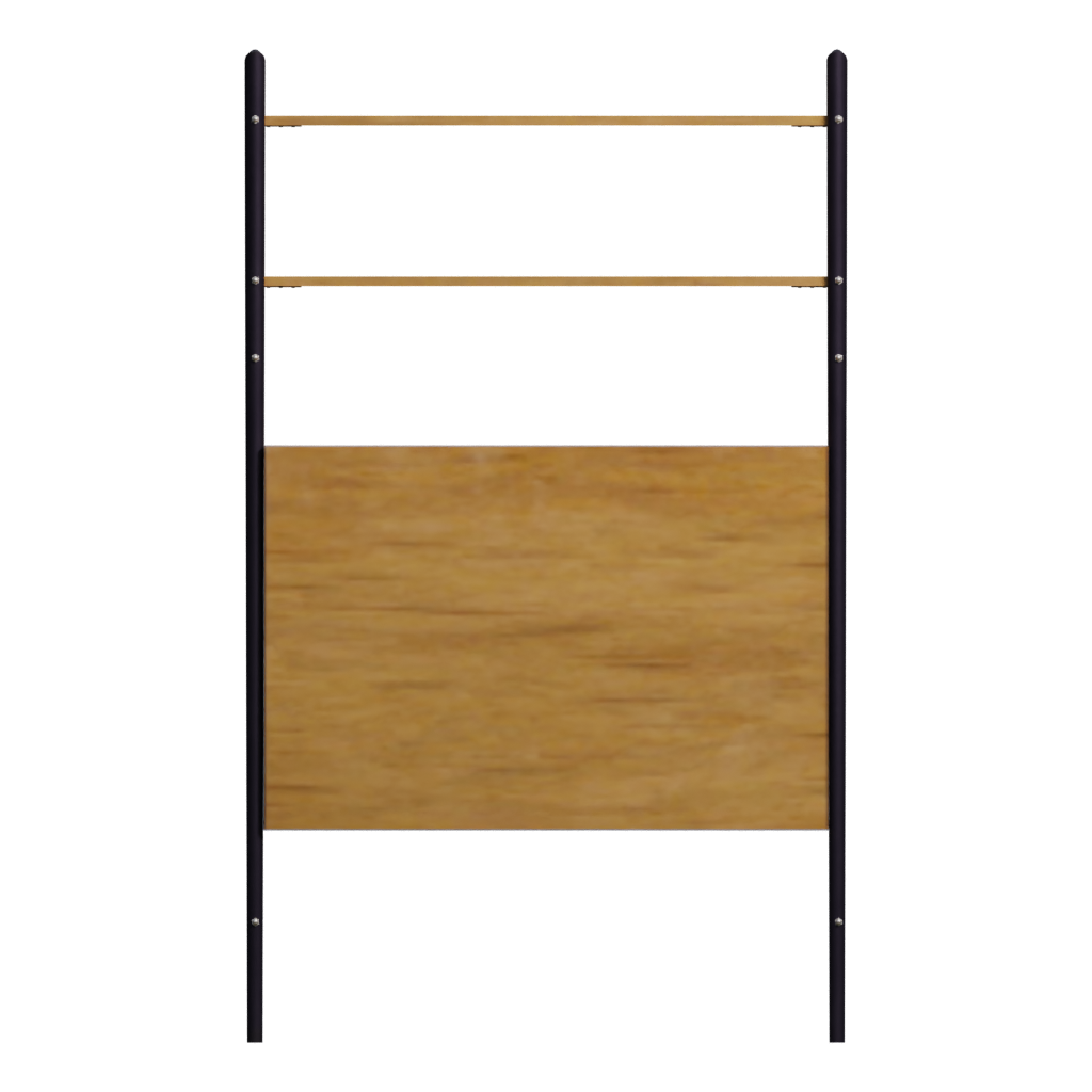 Back view of the Drawer Cabinet 3D model