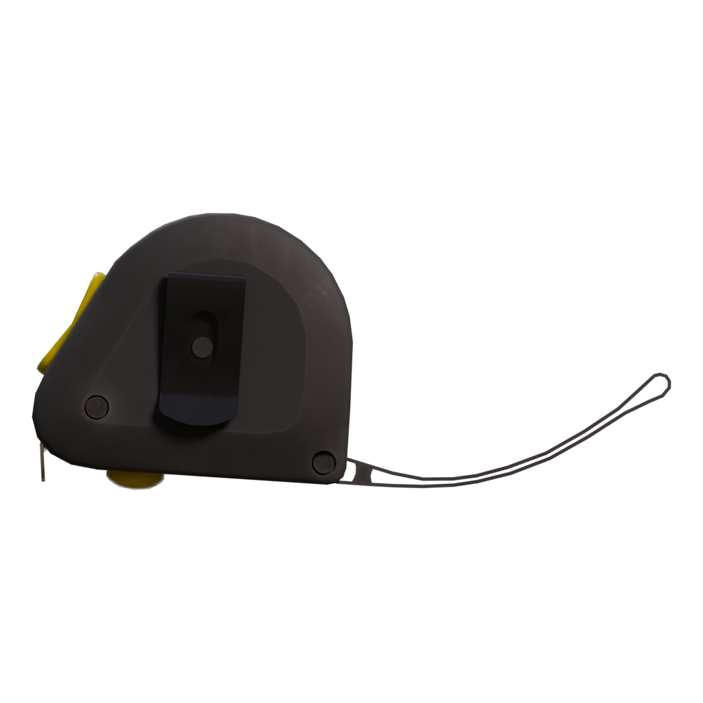 Left view of the Measuring Tape 3D model