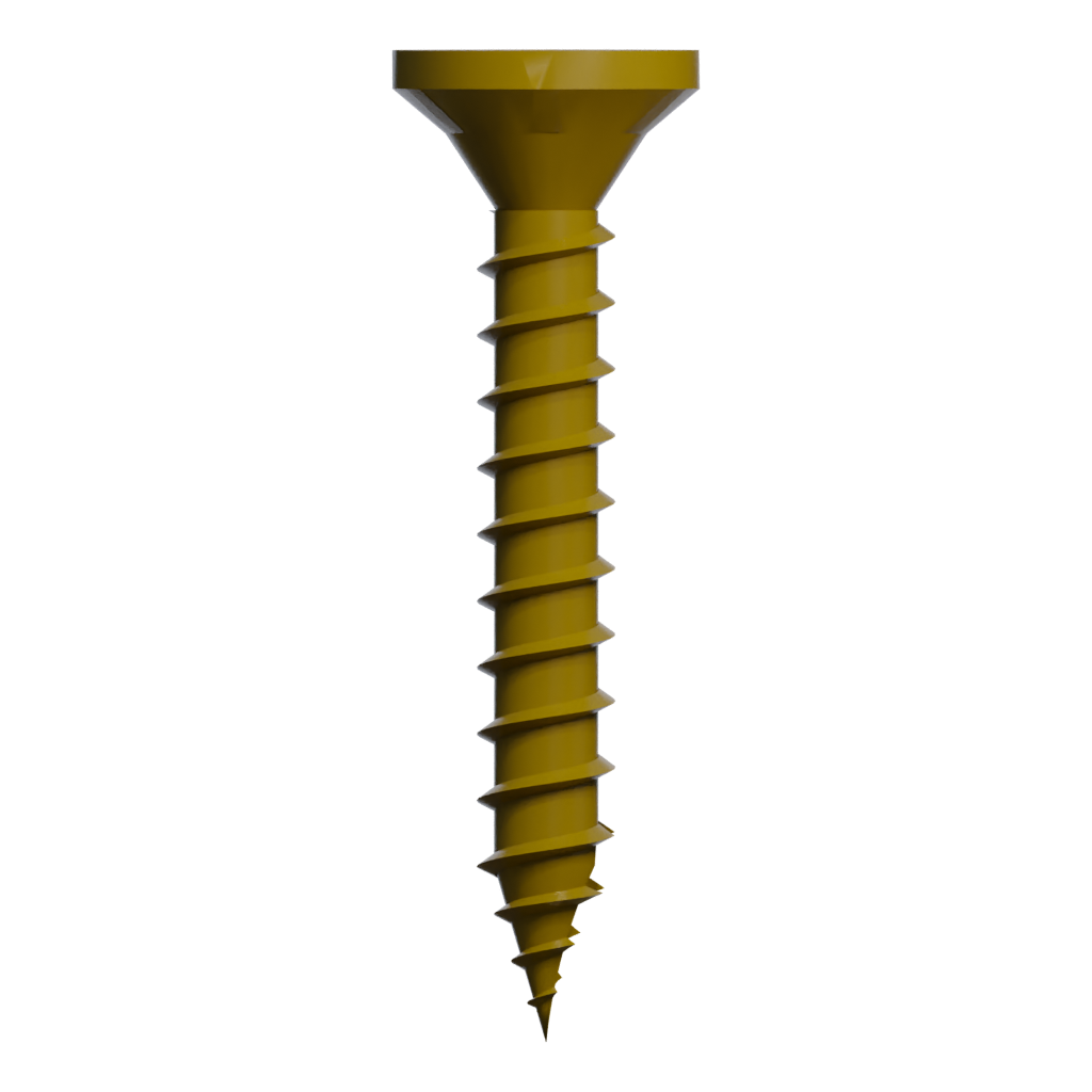 Back view of the Self Tapping Screw 3D model
