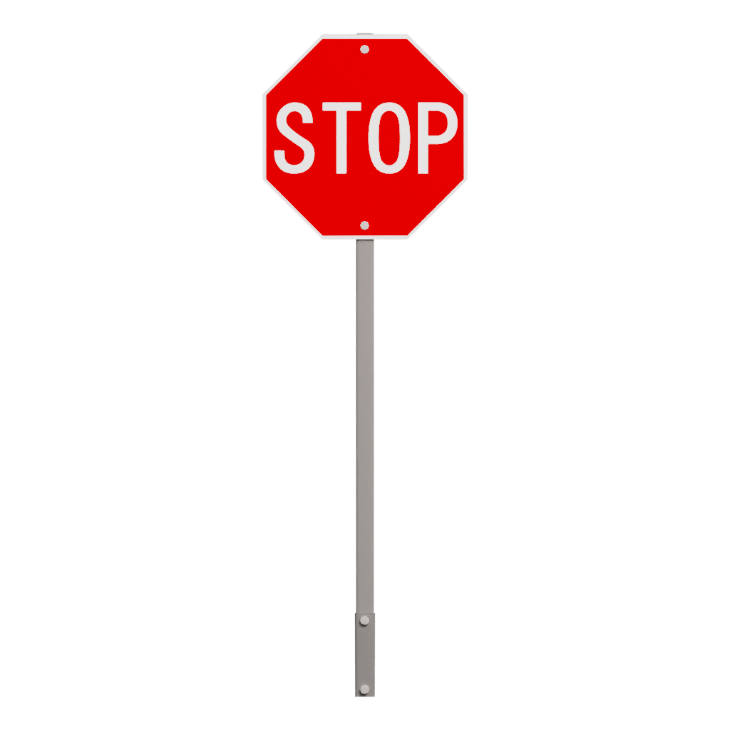 Front view of the Stop 3D model