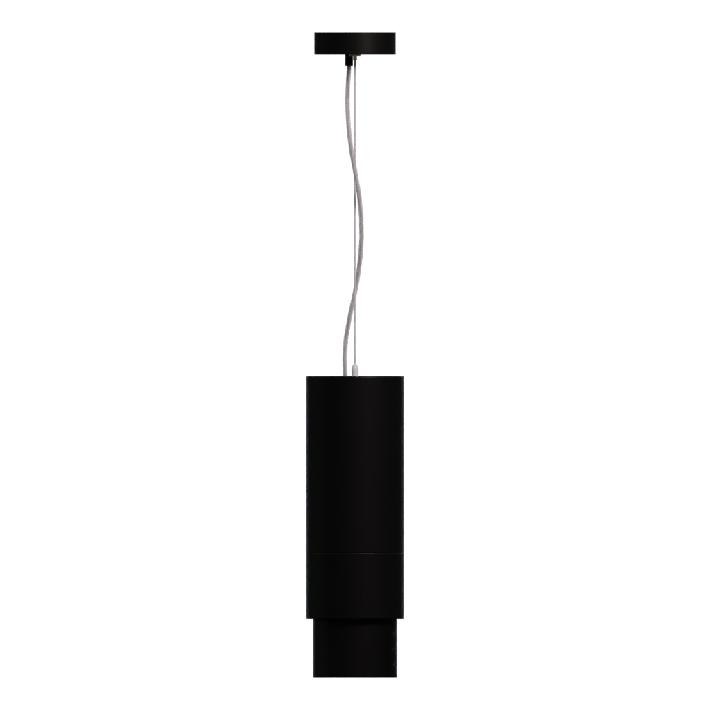 Left view of the Pendant Light Bamboo 8 2 M 3D model