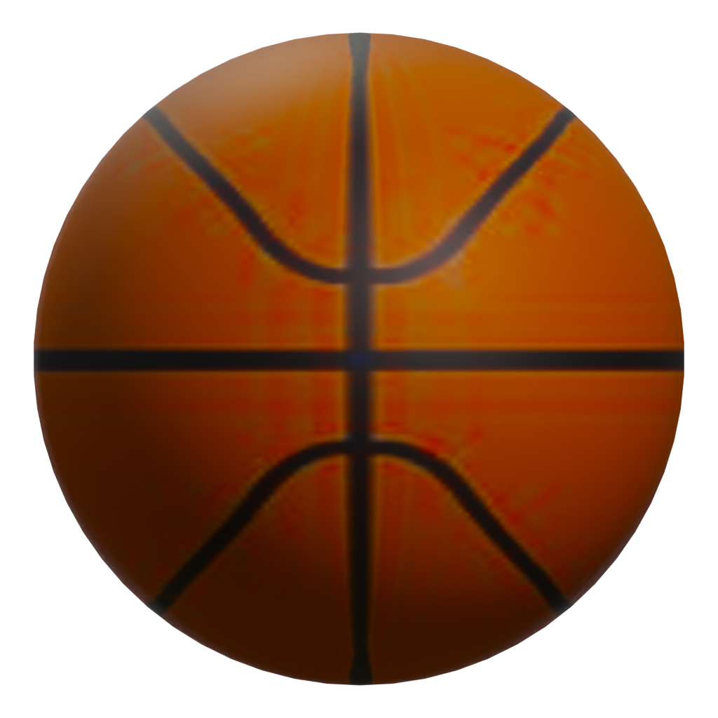 Right view of the Basketball A0005 3D model