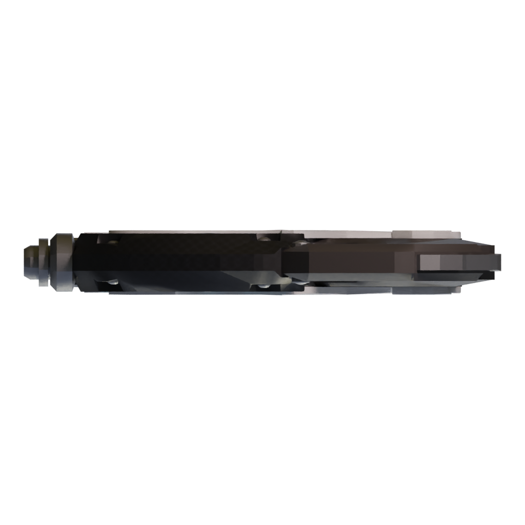 Bottom view of the Scifi 3D model
