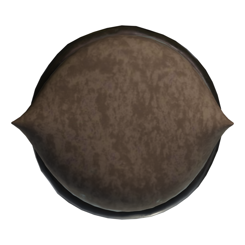 Bottom view of the Compost Bag 3D model