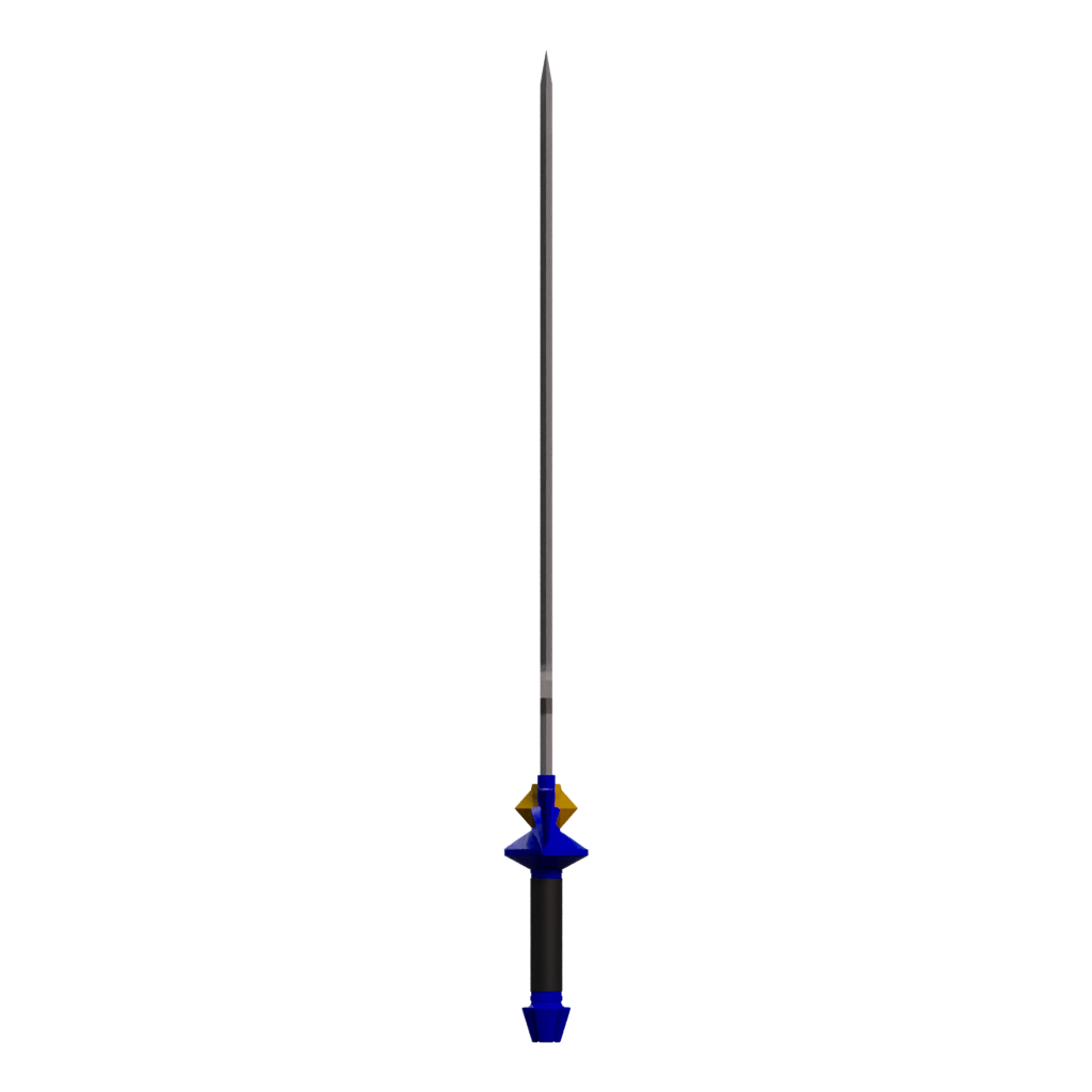 Left view of the Zelda Sword 3D model