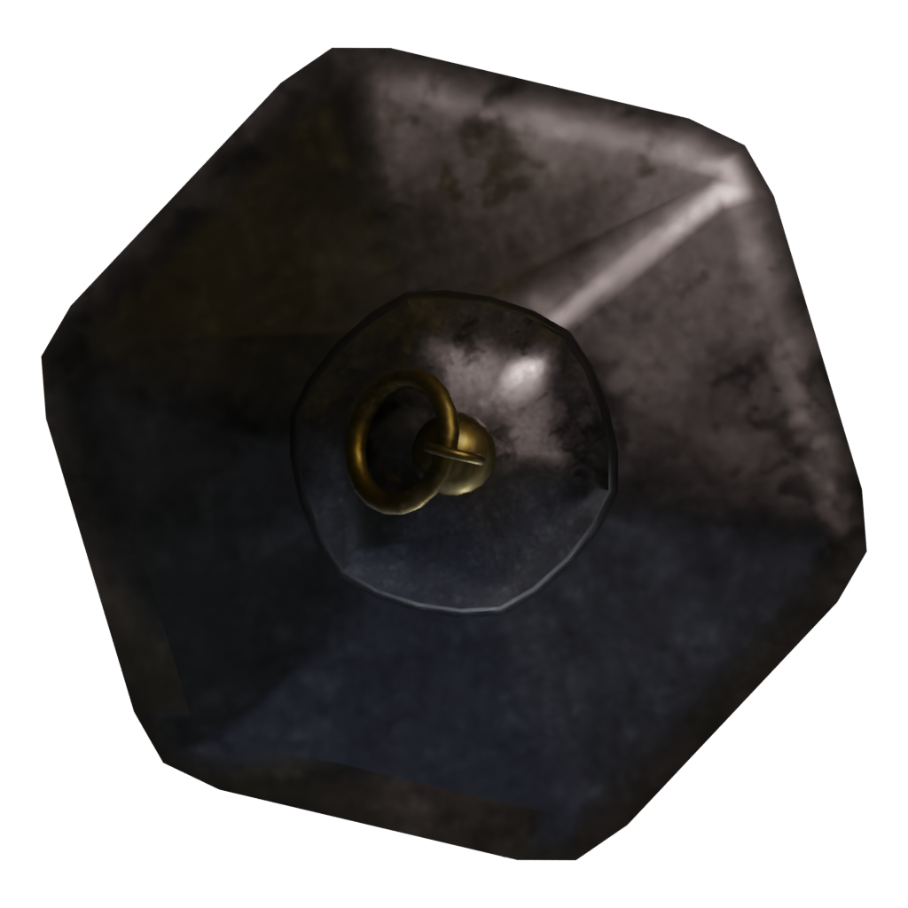 Top view of the Lamp 3D model