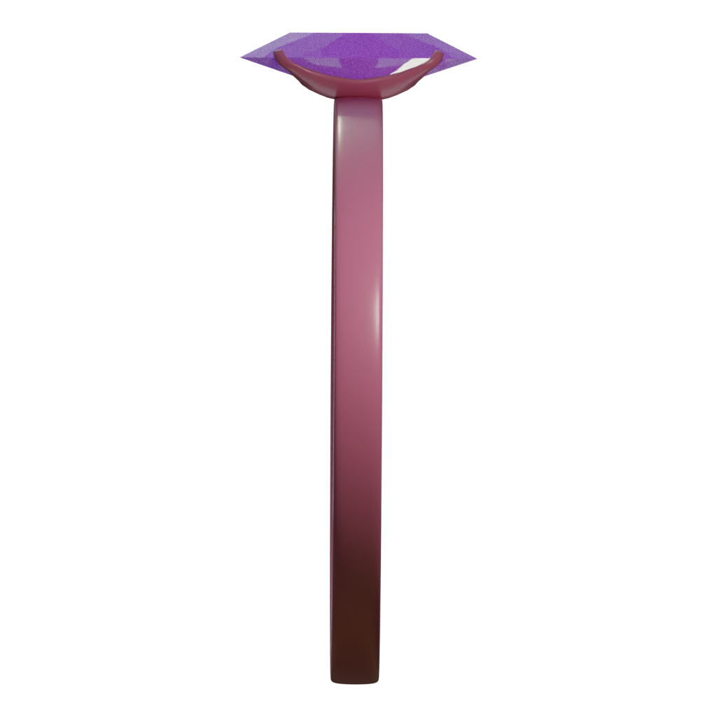 Right view of the Ring Of Pink Gold 3D model